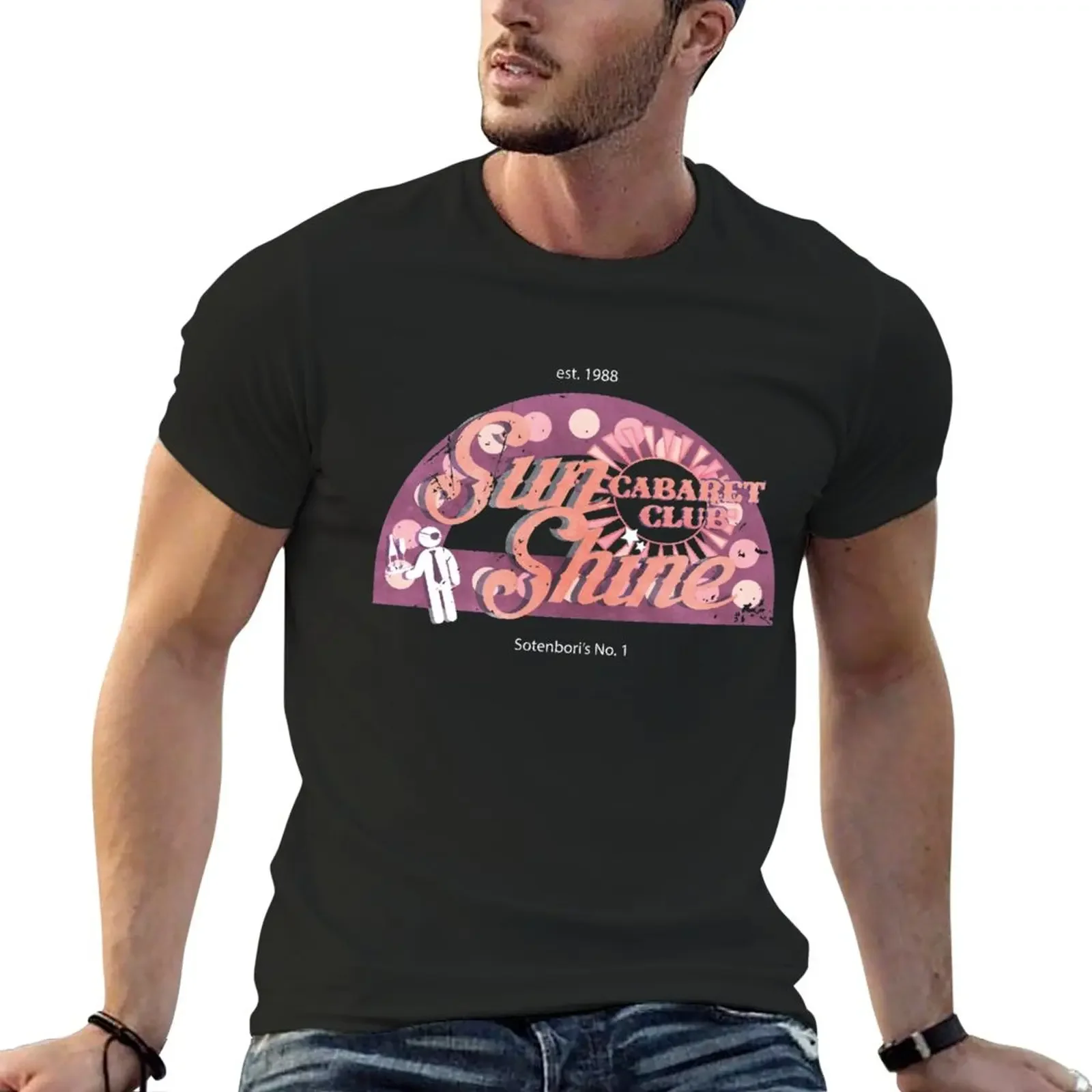 

Cabaret Club Sunshine T-Shirt boys whites aesthetic clothes mens graphic t-shirts funny