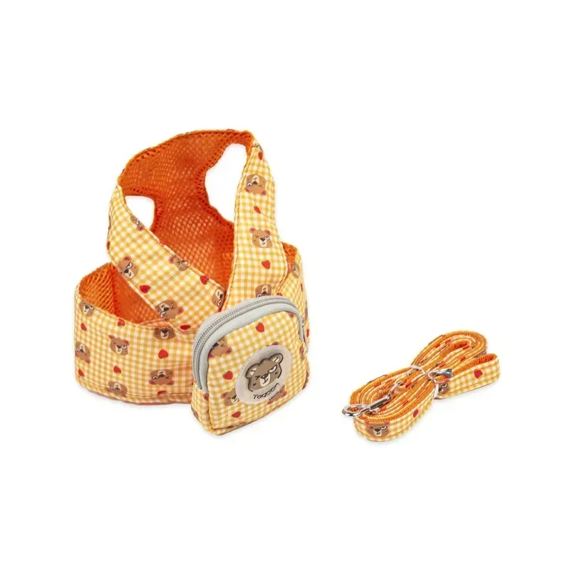 Pet Harness with Backpack for Small Meidum Dogs Harness Vest Set Puppy Chest Straps Chihuahuas Pug Travel Hiking Walking Bags