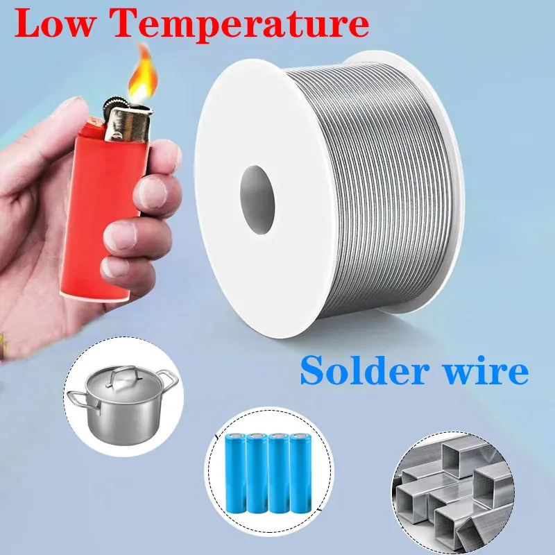 

New lighter stainless steel disposable copper-iron-nickel battery pole piece welding universal solder wire