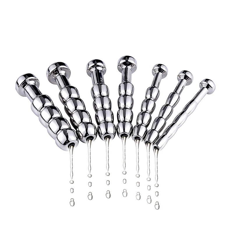 Metal Urethral Catheter Men's Sexual Stimulant Urethra Stim Sound Penis Plug Probe Bdsm Sounding Insert Toys For Gay Man Hollow