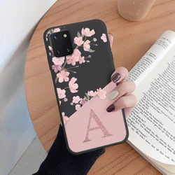 Chic Pink Floral Pattern Soft Silicone Phone Cover for Samsung Galaxy Note 10 Lite (Khe-zmtah01)