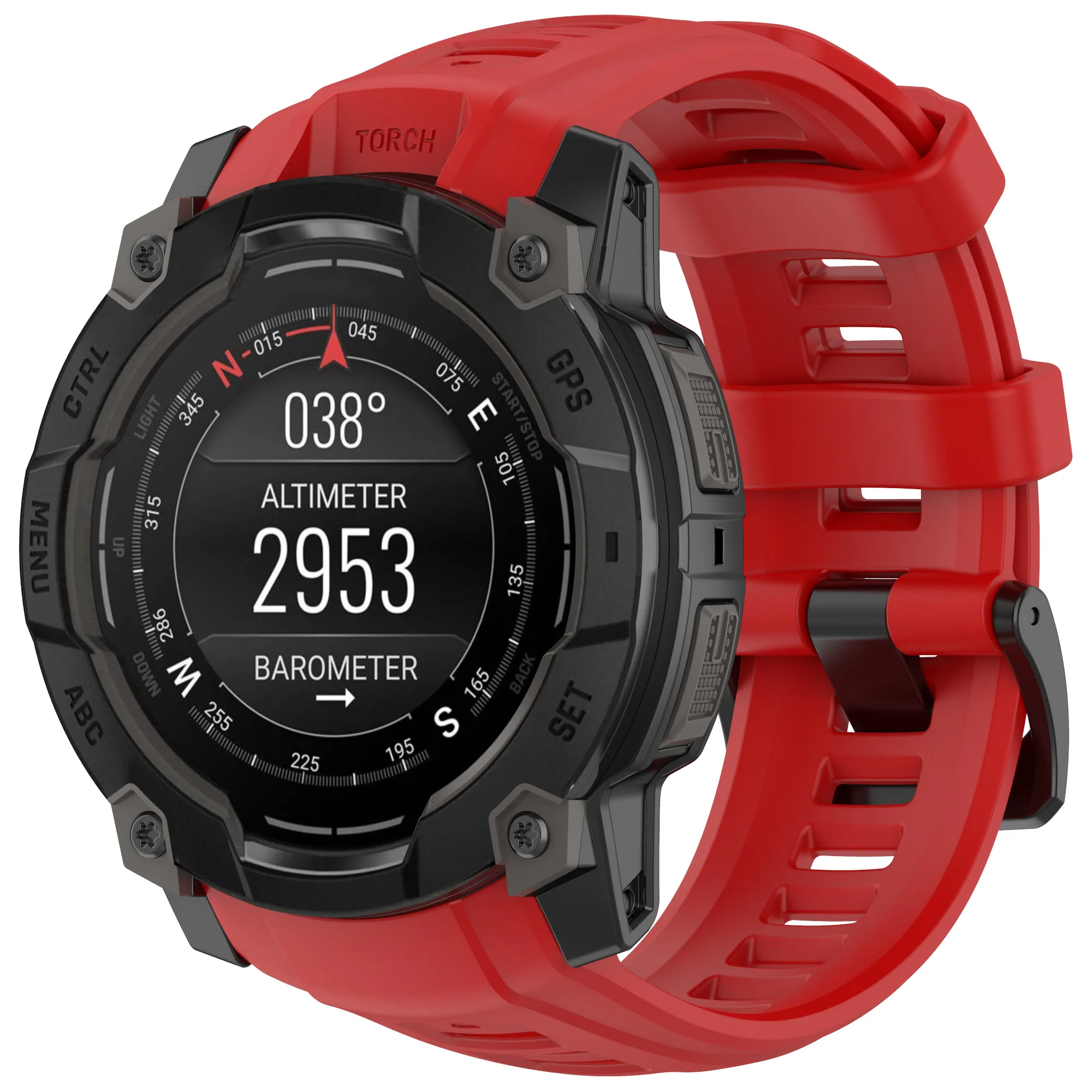 Silicone Replacement Watch Strap for Garmin Instinct Series