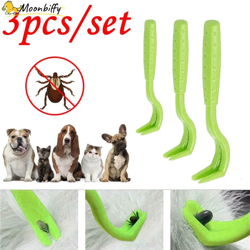 FleaRemoverHookTickRemovalTweezerTicksPullPetCatDog