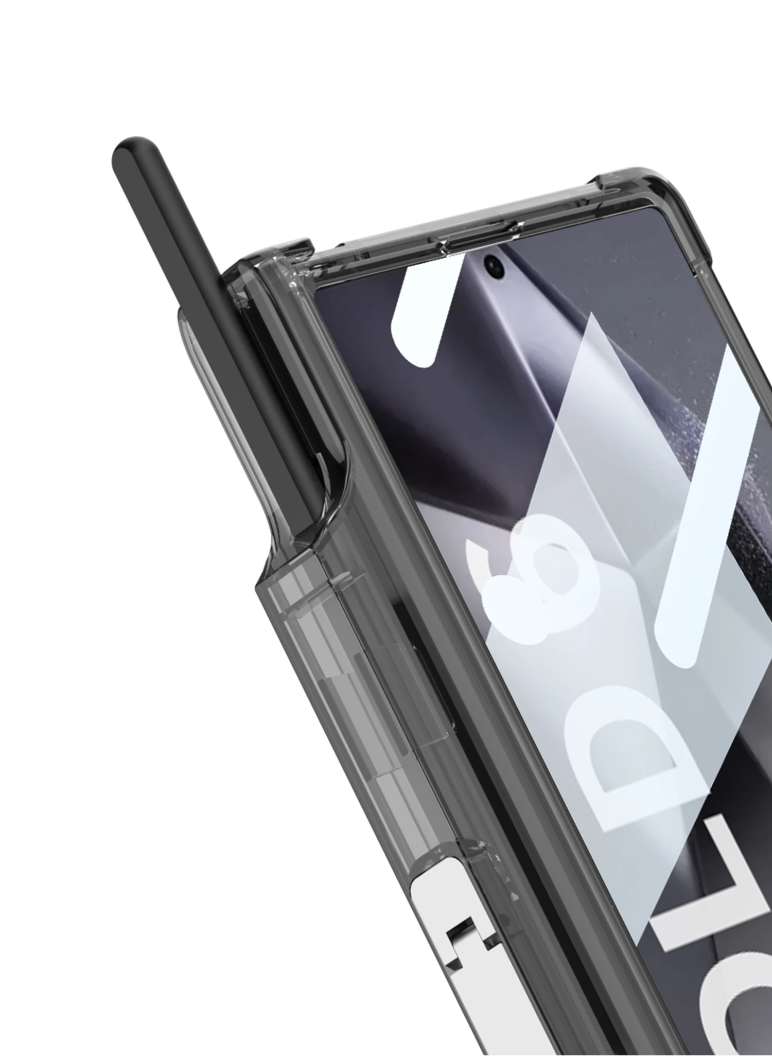 Transparent Airbag Screen Protective Case for Samsung Galaxy Z Fold 6 Fold6 Case