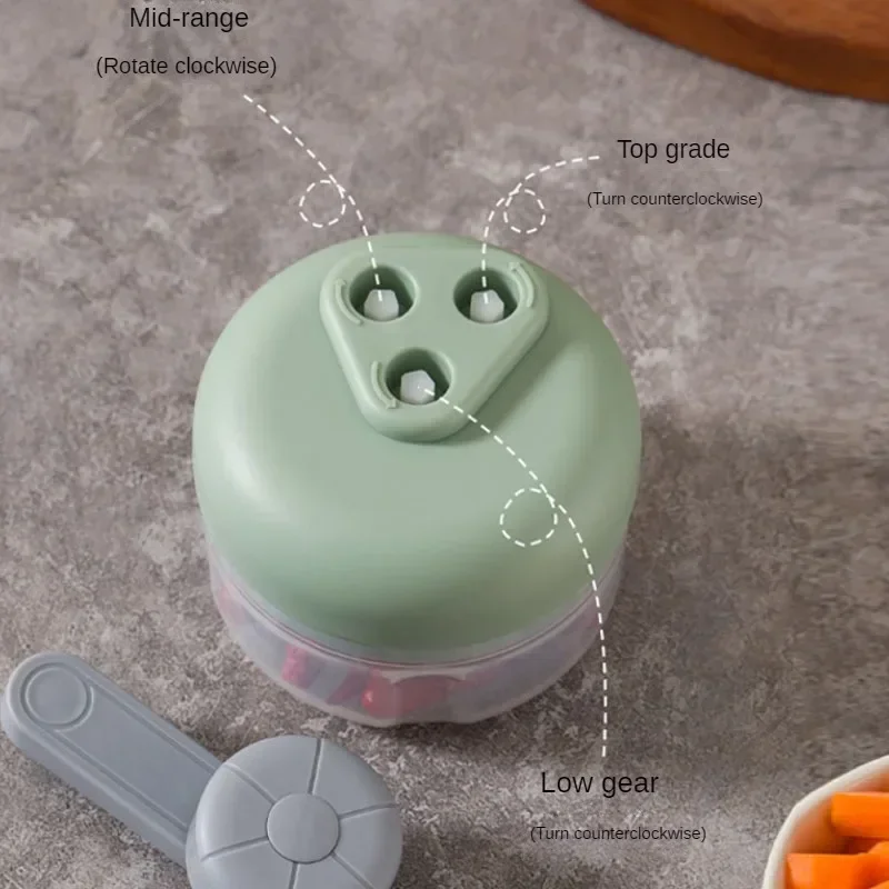 Multifunctional Vegetable Chopper Small Food Processor Manual Hand-Cranked Mincer Tool Garlic Kitchen Gadgets vegetable crusher