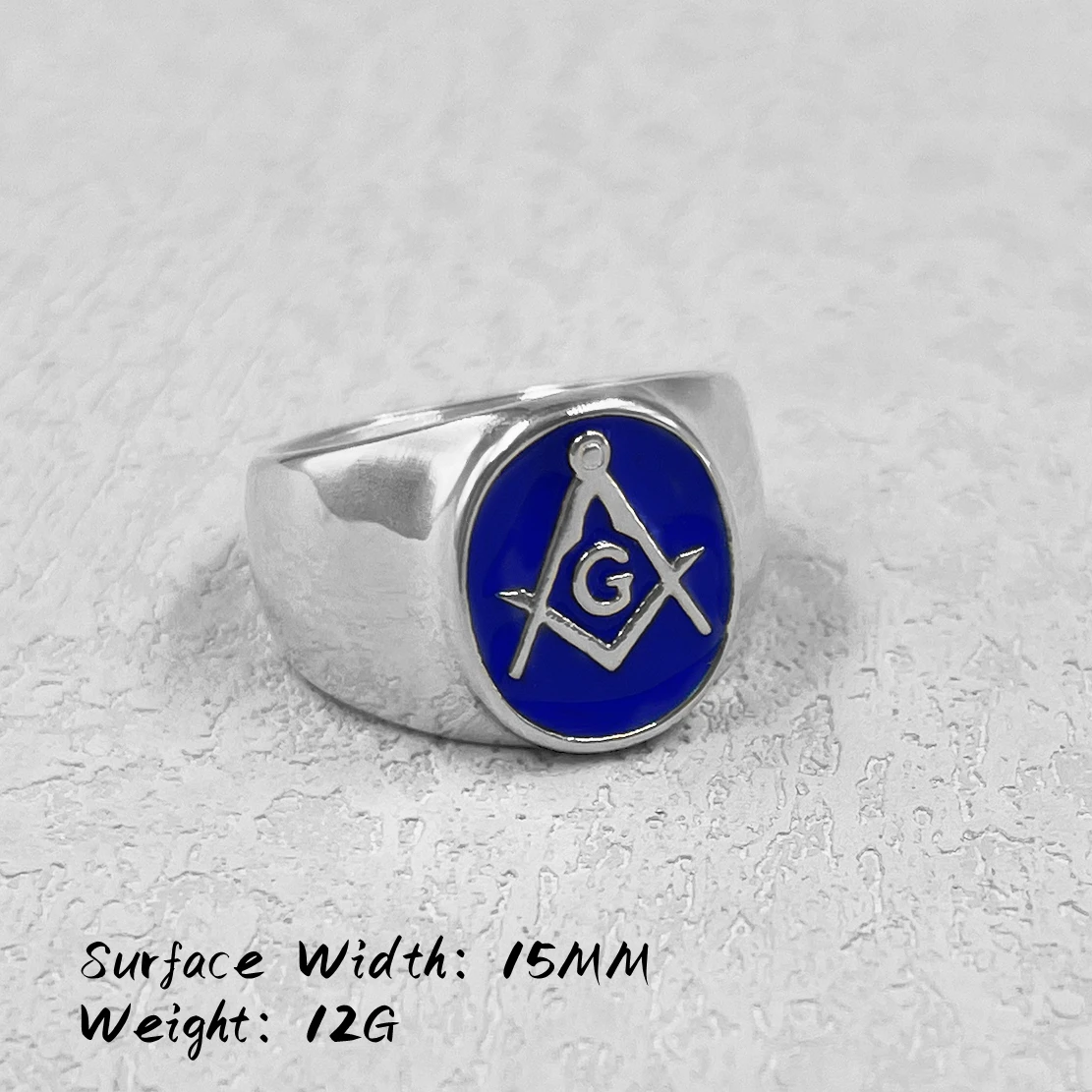 Men's Vintage Hiphop Rock Stainless Steel Ring in Gold Finish