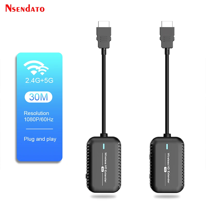 30M Wireless Type C Hdmi Extender Trasmettitore Video Ricevitore Schermo Condividi Tv Dongle Stick Adapter Per Ps4 Dvd Tv Box Camera Pc