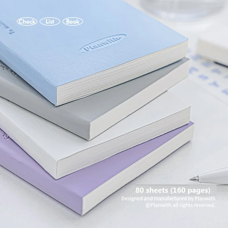 Kawaii Daily Planner 노트북 휴대용 의제 libreta PU 소프트 커버 일정 자체 작성 날짜 학습 및 작업 시간 계획