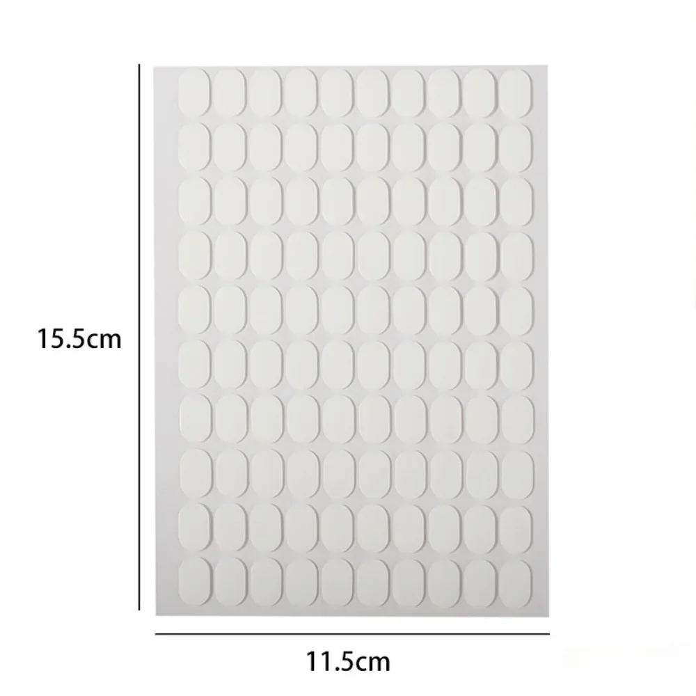 Adhesive Tape For False Display Stand Tools 100Pcs Nail Double-side NailsManicure Adhesive Strip Traceless Nail Display