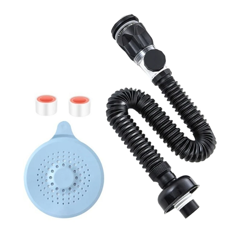 Universals Flexible Sink Sewer Pipe Sink Strainer Bathroom Washbasin Drain Pipe Deodorant Pipelines Hose Plumbing