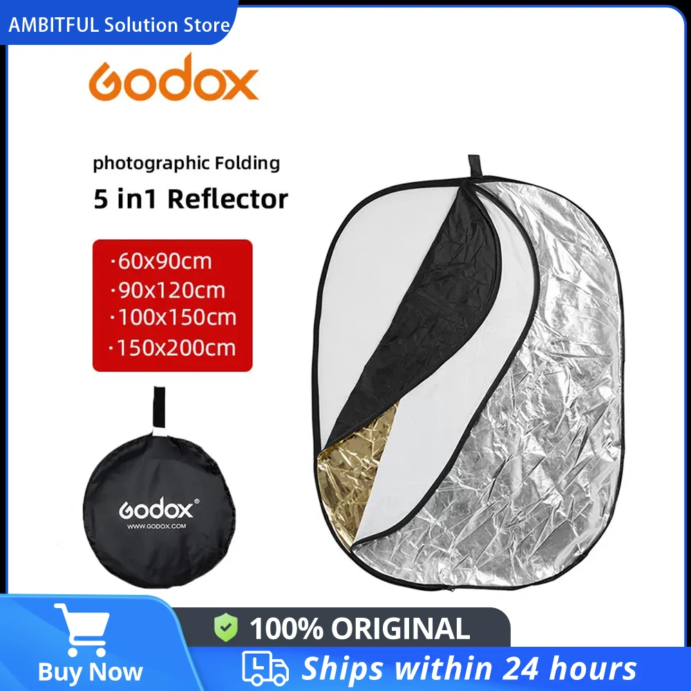 5 in 1 Portable Collapsible Light Oval Photography Reflector 60x90cm 90x120cm 100x150cm 150x200cm for Studio photography reflector