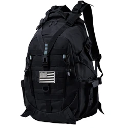 30L Tactical Backpack for Men Hunting Backpack EDC Rucksack Military Hiking Camping Daypack with USA Flag Patch