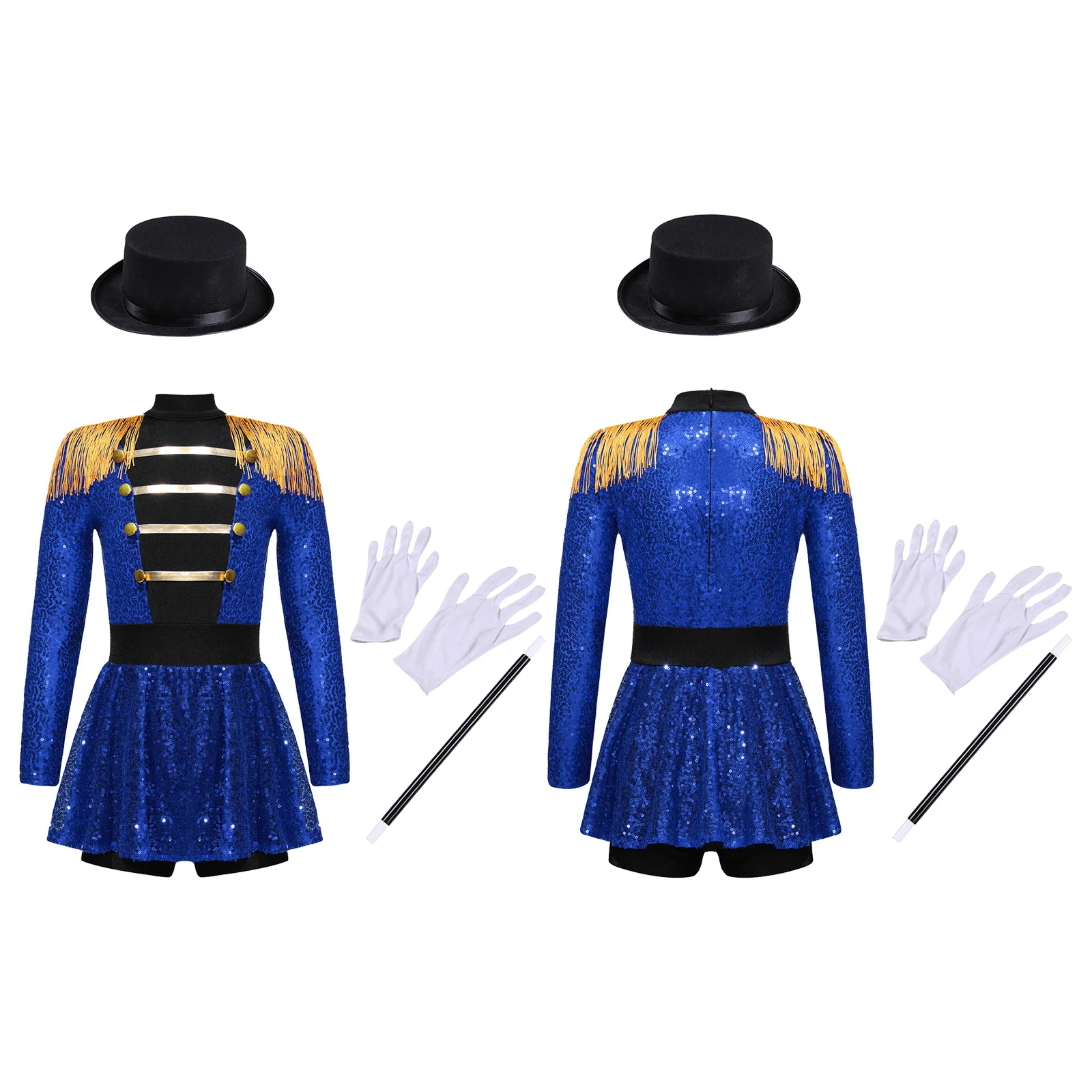 Ringmaster Child Costume: Age 7-9 - Non Stop Party Shop - Foto 14