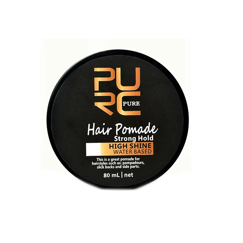 80ml Big Back Styling Retro Hair Oil Men's Hair Wax Long-lasting Styling Mud Moisturizing Hydrating Nutrition Improve Frizz
