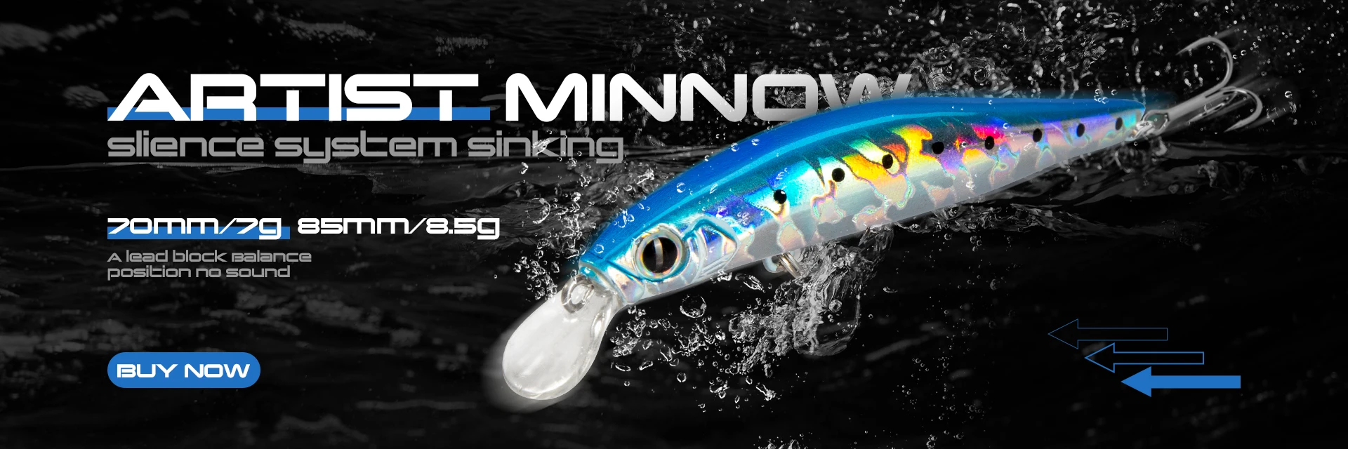 Hunthouse Metall-Jig, blendender Köder, langsames Guss, sinkendes Jigging, harter Köder, Löffel, drehend, 15/20/27,5/36 g, Trolling, Wolfsbarsch, Forellenfisch – Detail 2