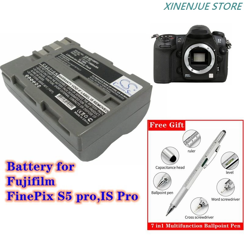Jifilm finepix s5 pro用カメラバッテリー,7.4v/1500mah NP-150