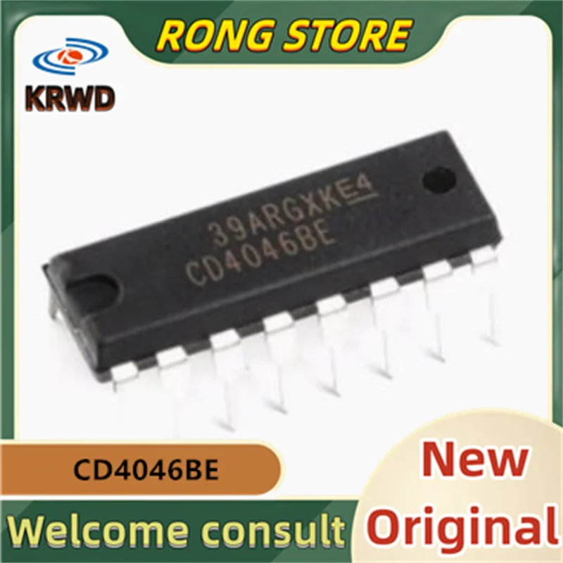 

10PCS CD4046BE New and Original Chip IC DIP-16 CD4046 4046