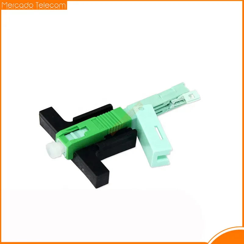 High Quality 53MM SC APC SM Single-Mode Optical Connector FTTH Tool Cold Connector SC UPC Fiber Optic Fast Connnector