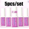5/3/1Pcs Fast Drying False Nails Tips Adhesive Glue 0.3Fl.oz Rhinestone&Fake Nail Glue Super-Strong Press on Nails Bond Glue &* 1