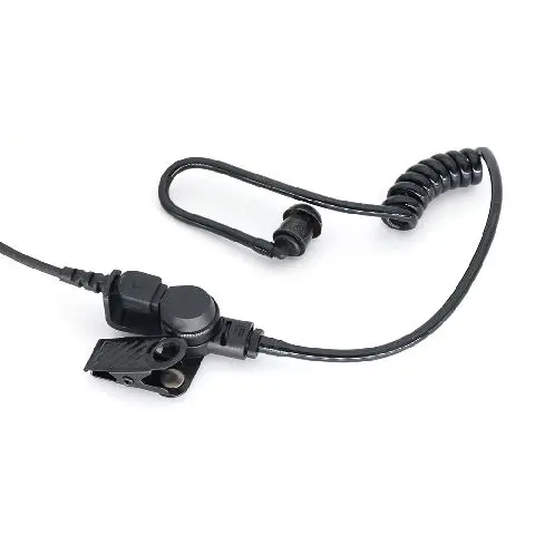 7.1mm NATO plug Acoustic Air Tube FBI Earphone Security Agent Headphone Microphone Earbud for Mini Walkie Talkie Radio
