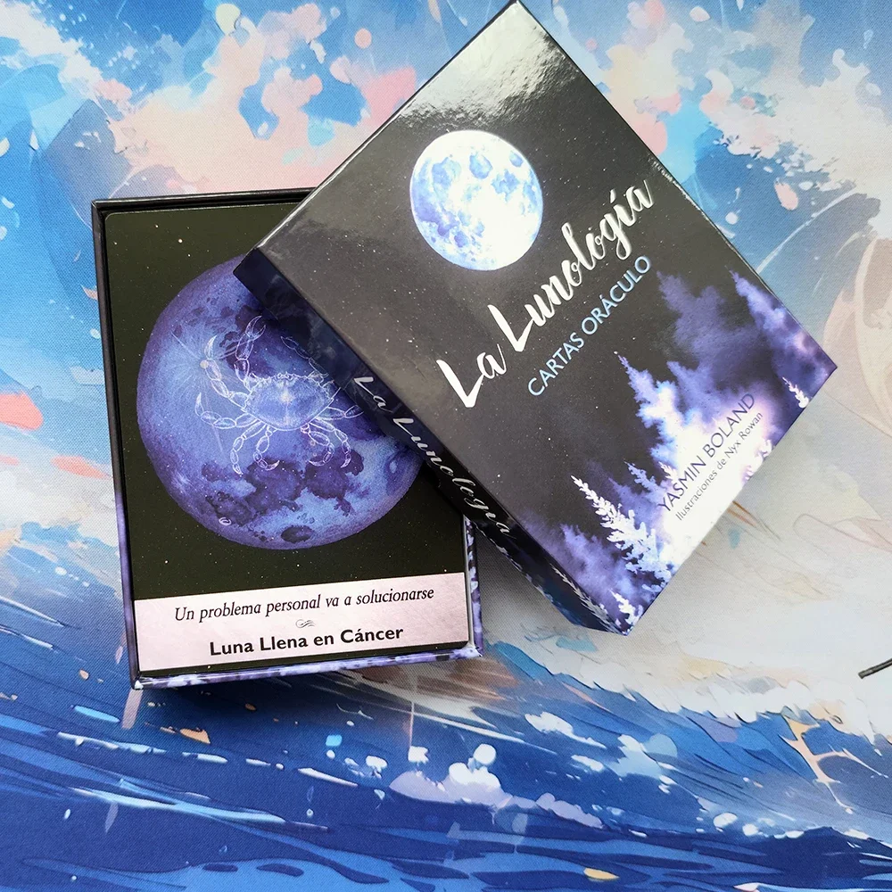 12x8.7CM Spanish Oracle Cards 44-Card Deck with Keywords Spanish Version in Box Spanish Edition
