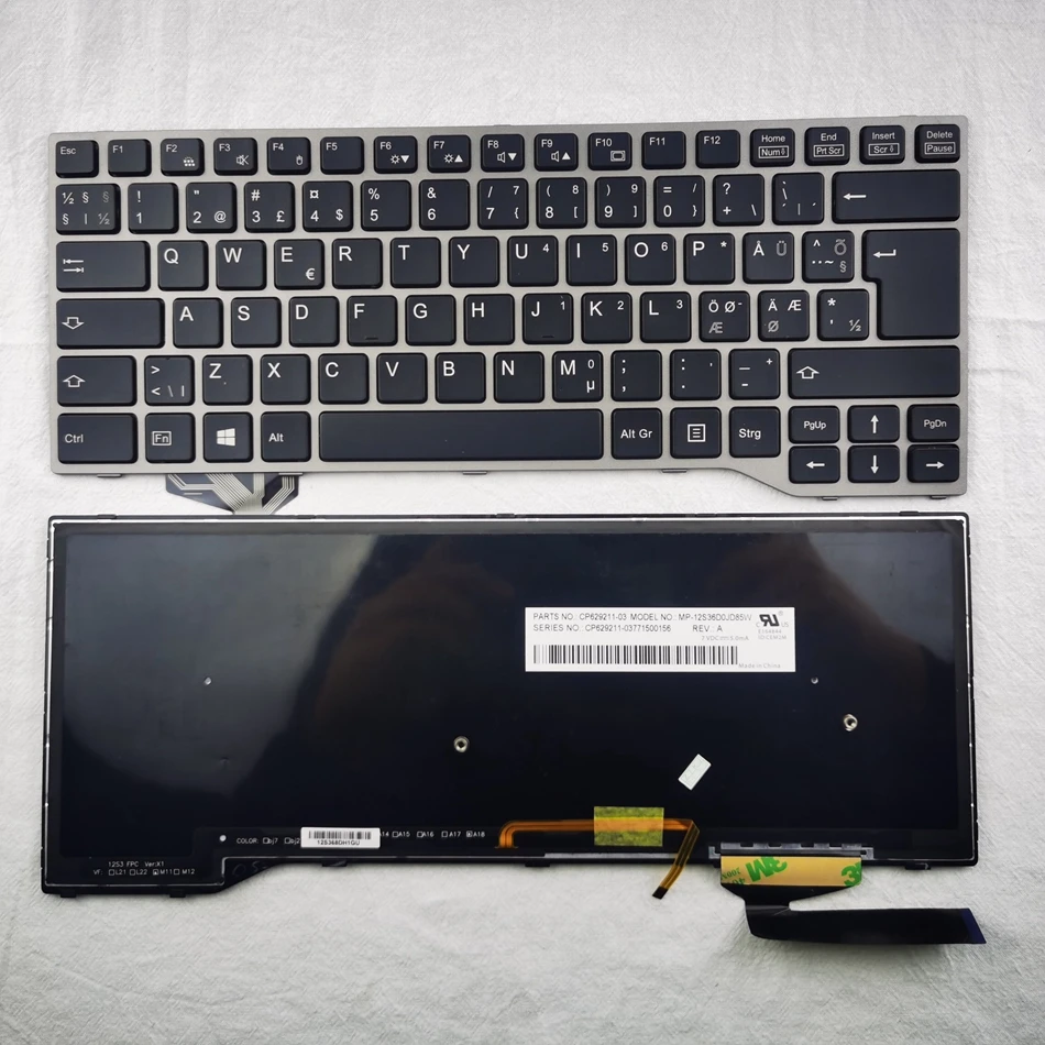 Клавиатура для ноутбука Fujitsu Lifebook E733 E734 E743 E744 U745 E546 E547 E544 E736 E746 | Компьютеры и офис