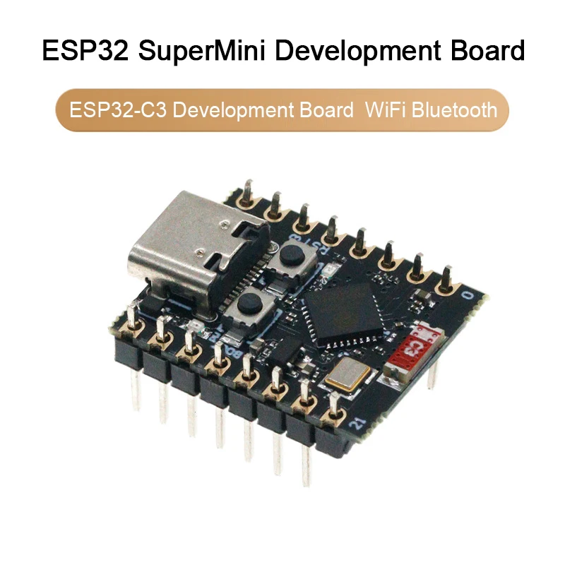 【C】Placa de Desarrollo ESP32-C3, Mini Placa de Desarrollo ESP32, Placa de Desarrollo Wifi Bluetooth, Accesorios de Alto Rendimiento