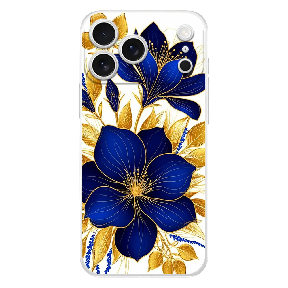 Elegant Floral Ink Wash Soft Phone Case – Easter Edition