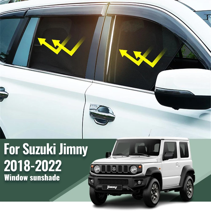 

For Suzuki Jimny 2019 2020 2021 2022 Magnetic Car Sunshade Front Windshield Frame Curtain Rear Side Window Sun Shade Visor