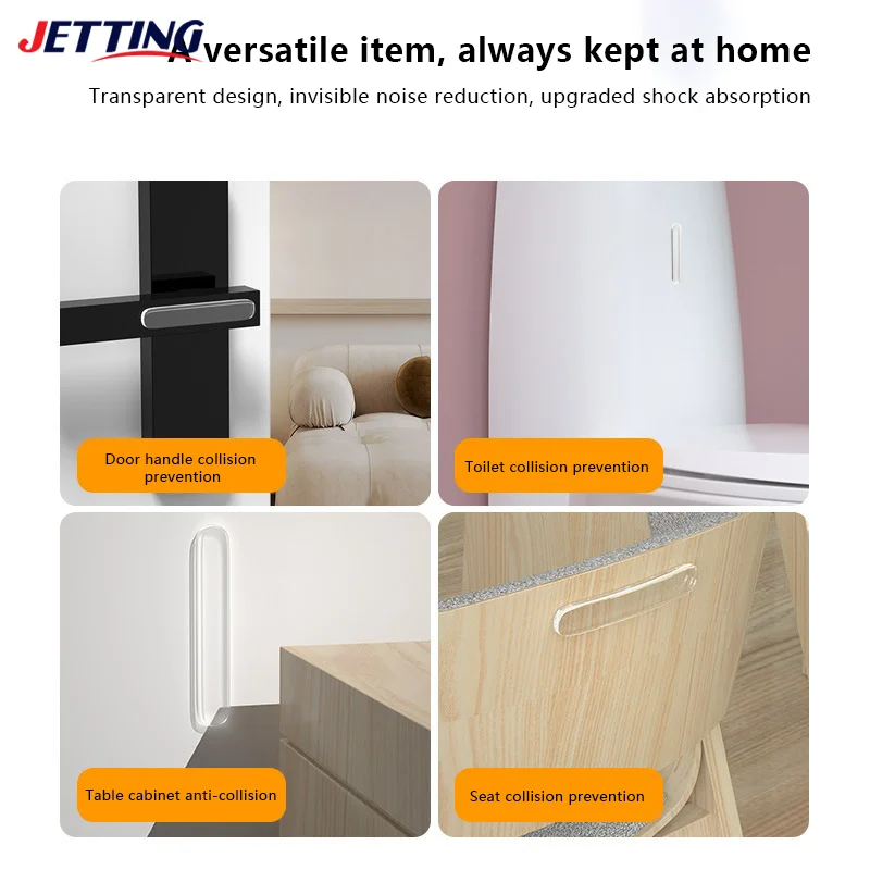 12/30pcs Self Adhesive Silicone Clear Bumpers Wall Protector Refrigerator Door Cabinet Glass Mute er Anti-crash Pads