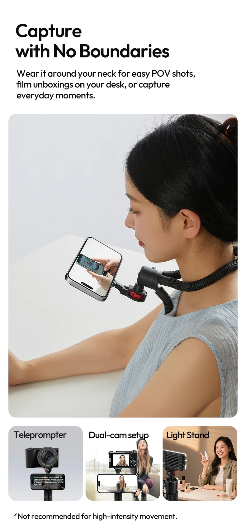 Magnetic Flexible Tripod Octopus Tripod for iPhone 16 15 14 13 Camera for Gopro