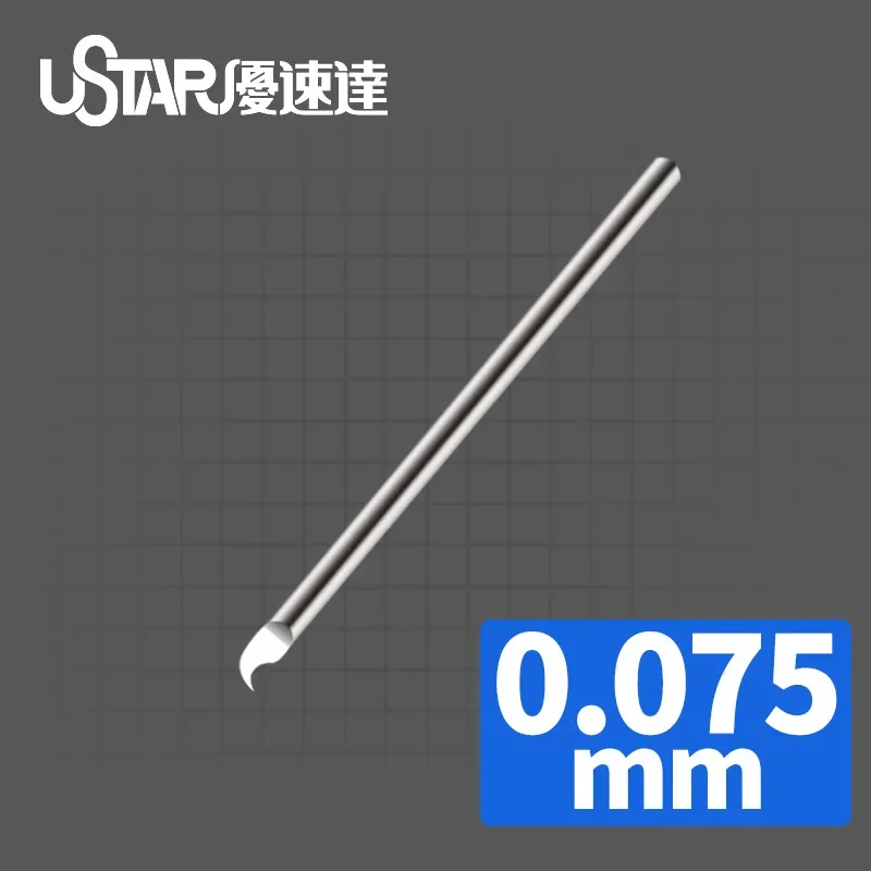 USTAR UA-90913 경합금 커터 범용 핸들 0.075mm  0.5mm 조각 칼 공예 모델 칼 116x15mm 모델 취미 도구