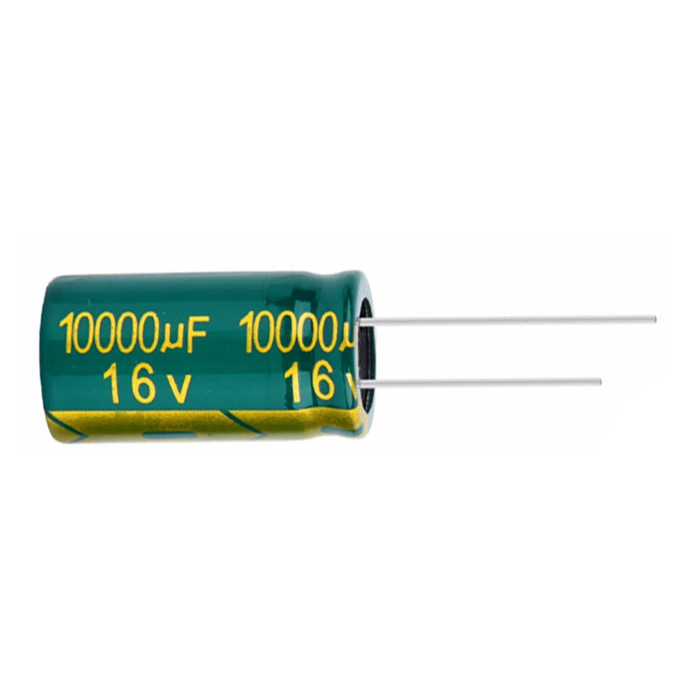 

2pcs/lot 10000uf16V Low ESR/Impedance high frequency aluminum electrolytic capacitor size 16*30 16V 10000uf 20%