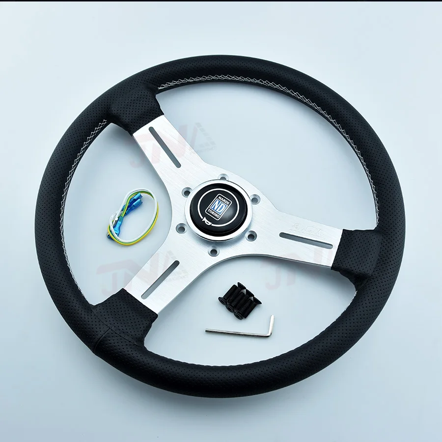 Universal car steering wheel Aluminum spoke steering wheel Drift Sport