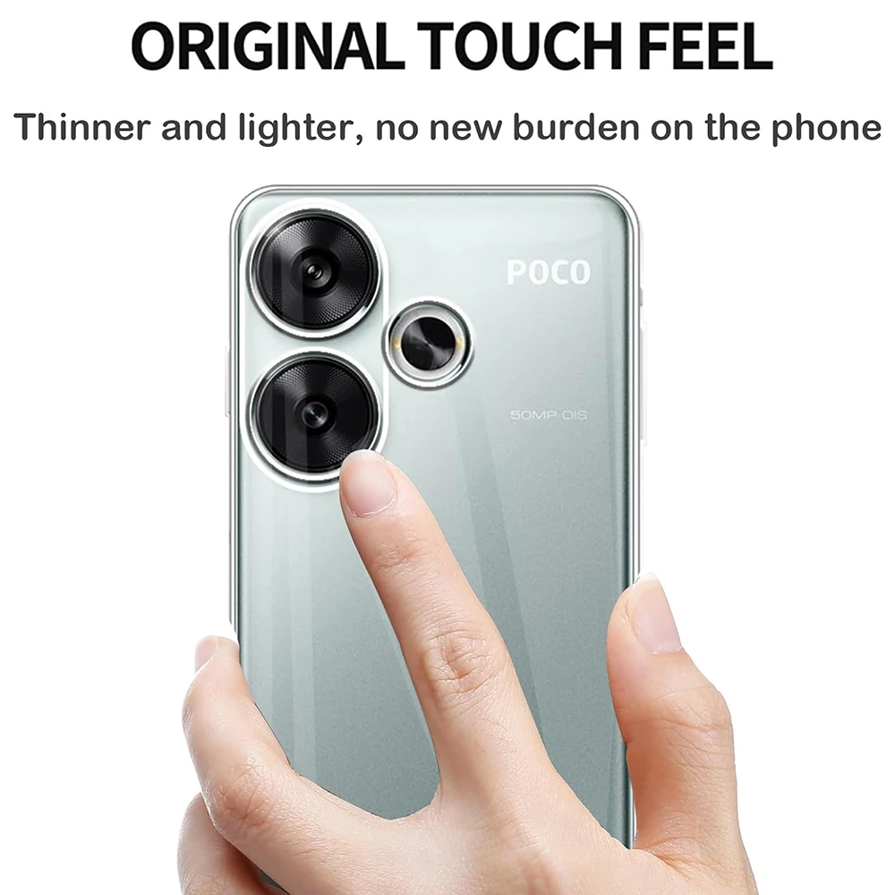 Ultra Thin Transparent Silicone Soft Case - Clear Protective Back Cover