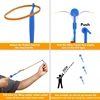 1-16pcs Amazing Light Toy Arrow LED Light Outdoor Party Fun Gift Rubber Band Ejector Night Light Rocket Helicopter Flying Toy 3