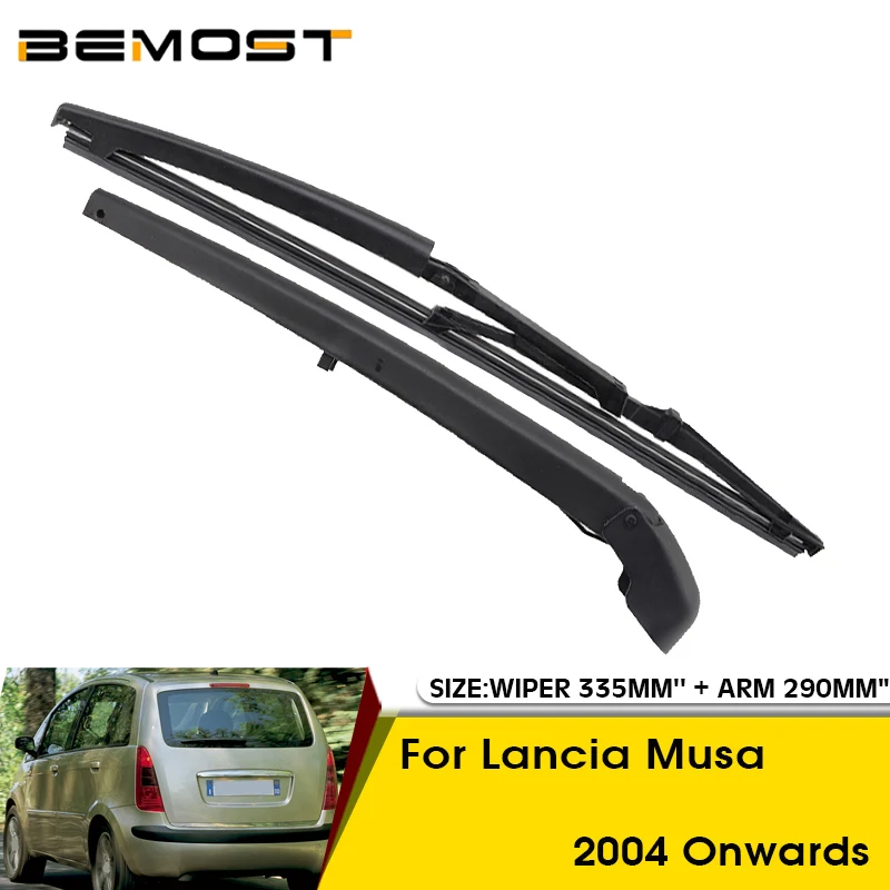 Car Wiper Blade For Lancia Musa 2004 Onwards Rear Back Windshield Windscreen Rear Wiper 335mm+Arm 290mm Car Accessories