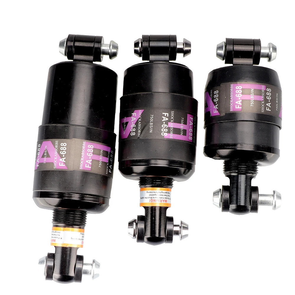 Fiets Schokdemper Mountainbike Air Rear Shock - Handmatige Controle 165mm AO 38RC - Duurzaam & Verstelbaar