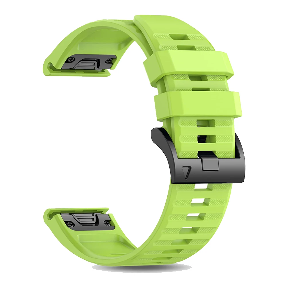 Premium Silicone Watch Band - QuickFit 22mm/26mm Strap in Assorted Colors