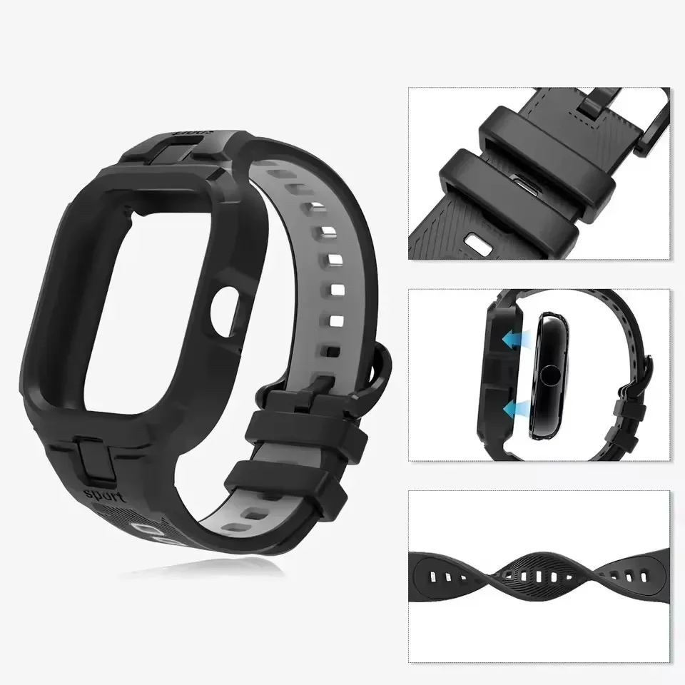 Versatile 2-in-1 Watch Case with Strap and Bumper Frame Protector