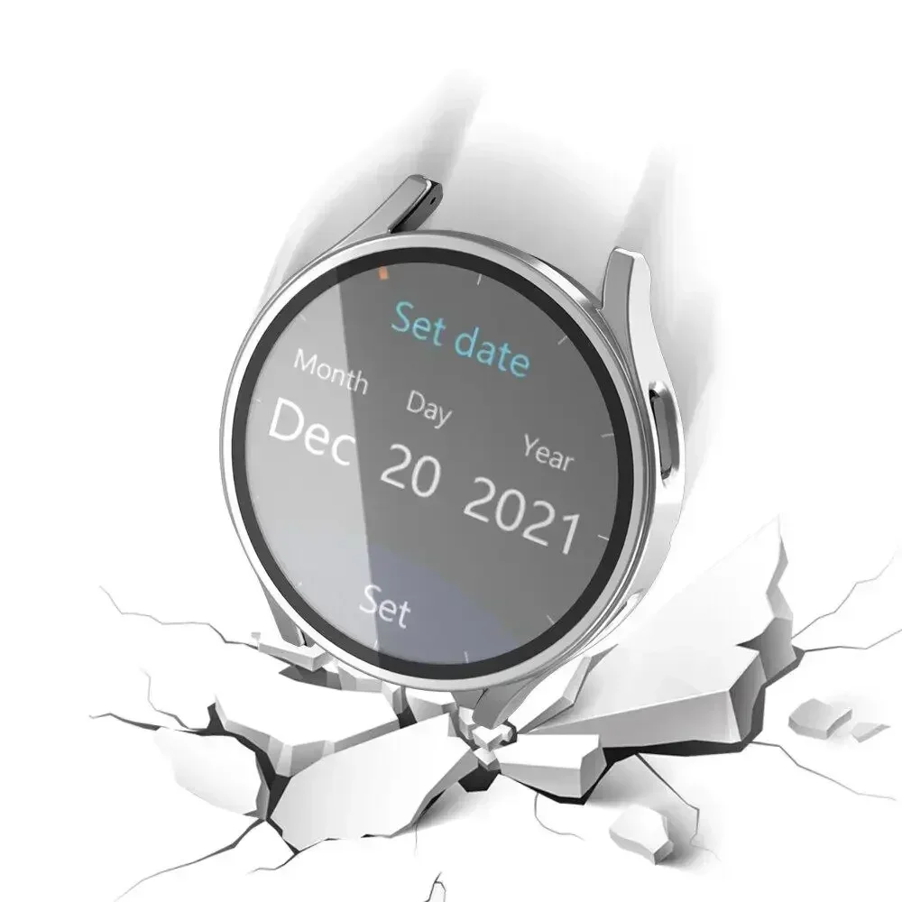 Premium Anti-Fall Bumper Case & Screen Protector for Galaxy Watch - All-PC Protection Kit