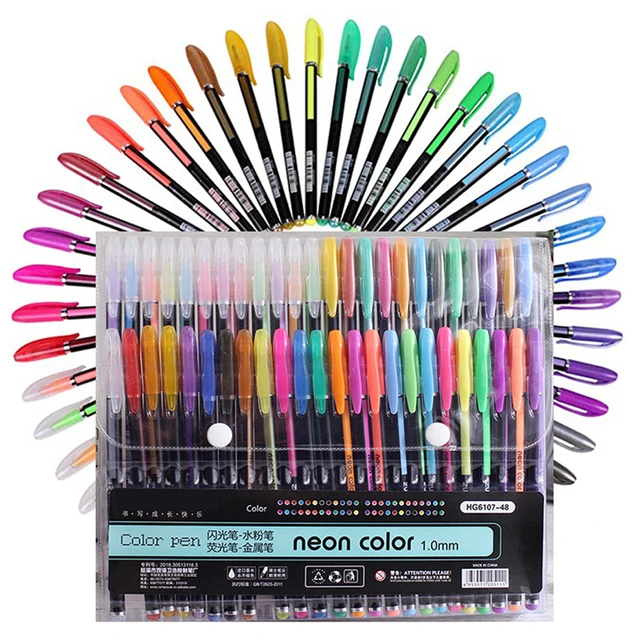 Glitter Gel Pens Coloring Books  Glitter Gel Pen Coloring Set