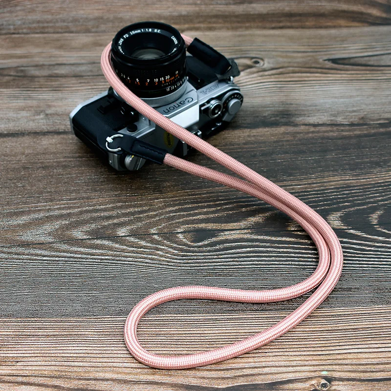Color braid Camera Neck Strap Quick Release Wrist Belt for GoPro Nikon DSLR Camera Rope Reflex Camera Shoulder Strap Accessories