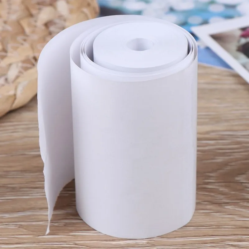 Thermal Paper Roll 1 Roll 57*30mm Thermal Paper Color White for Children Camera Instant Printer Kids Camera Printing Paper Replacement Accessories