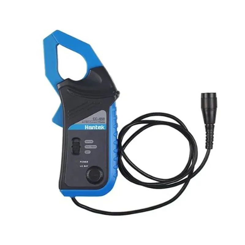 Pinza amperometrica AC/DC Oscilloscopi Hantek CC65 CC650 AC/DC 20KHz 400Hz Larghezza di banda 1mV/10mA 65A/650A con spina BNC  1420