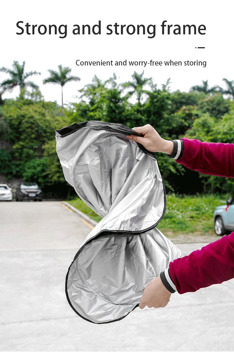 Car Windshield Sun Shade Visor UV Protection Shield for Peugeot 206 207 308 408 208 106 508 301 307 406 107 205 407 108 807 607