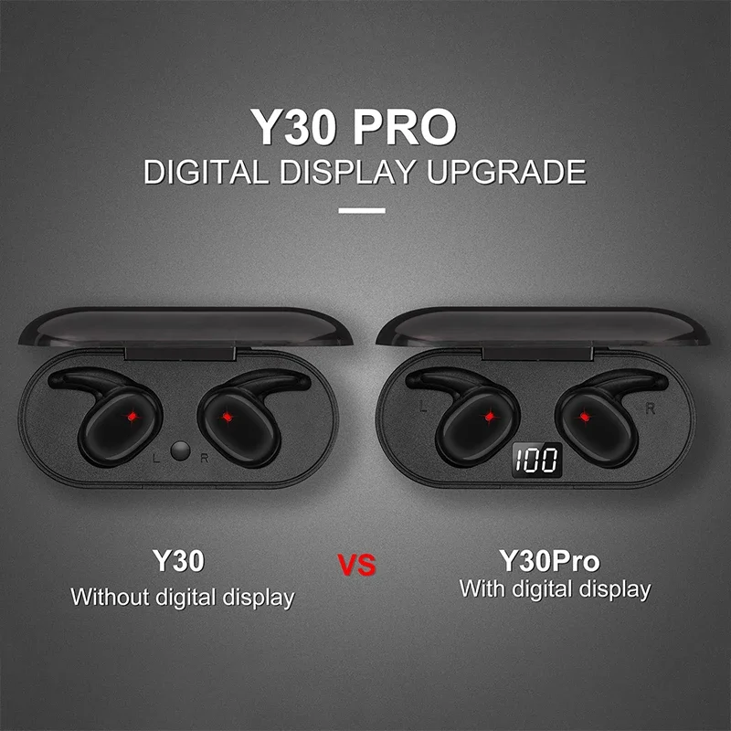 Y30 TWS Wireless Bluetooth headset 5.2 Wireless headphones Earbuds In-ear Noise Reduction Waterproof Headphones for allphones 5