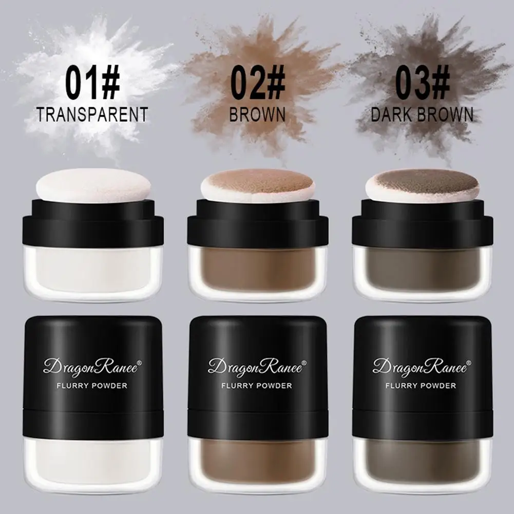 Hair Fluffy Volumizing Hair Roots Shadow Powder Hair Concealer Bald Makeup Coverage Repair Forehead Trimming Tool Beauty Fi V9U3 sevich dark brown colors 8g hair shadow powder hairline modified repair hair trimming powder makeup natural cover hair concealer