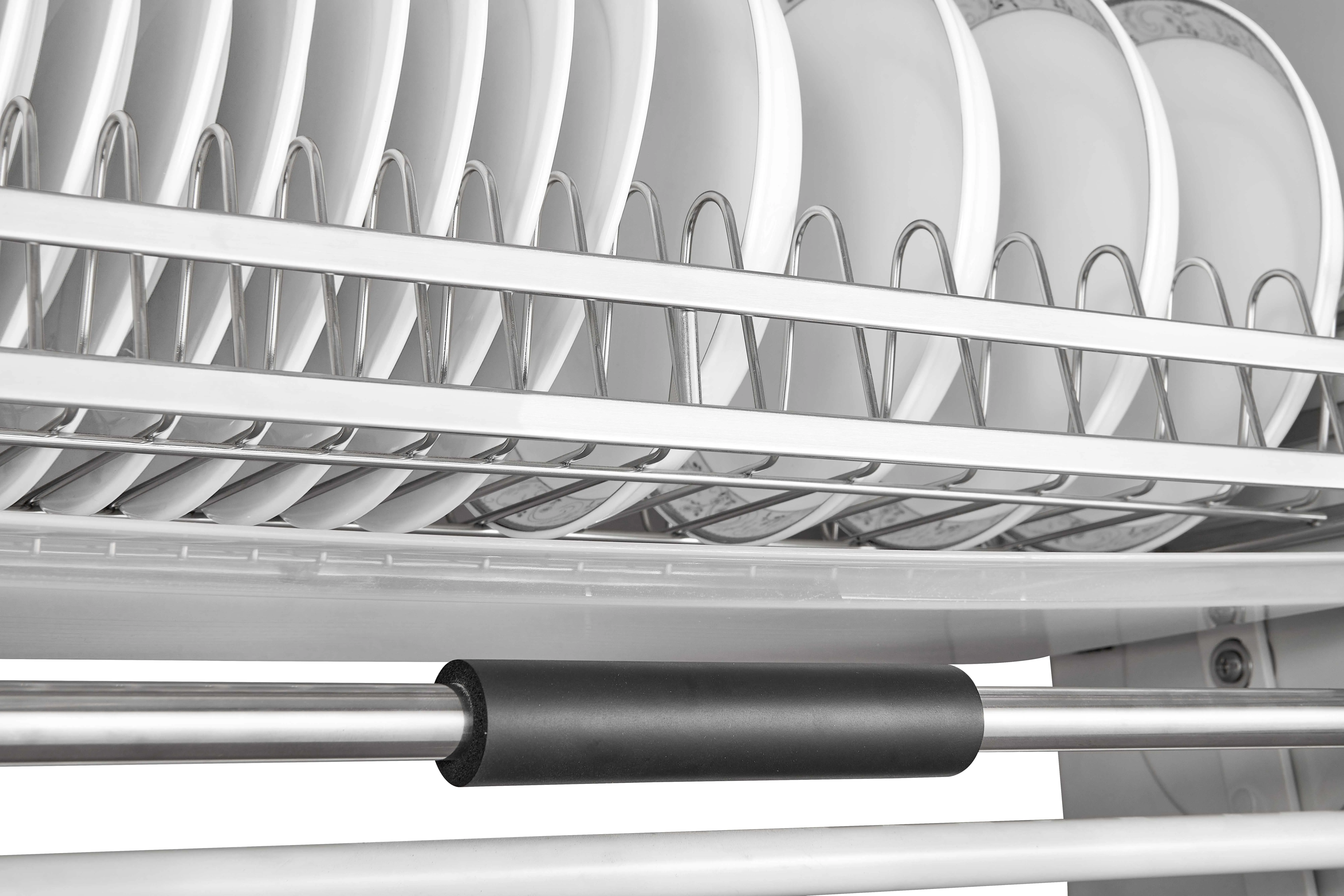 26-Inch Modern Design Lift Basket Pull-Down Hidden Cabinet Kitchen Shelves Drawer Baskets For Efficient In-Cabinet Organization