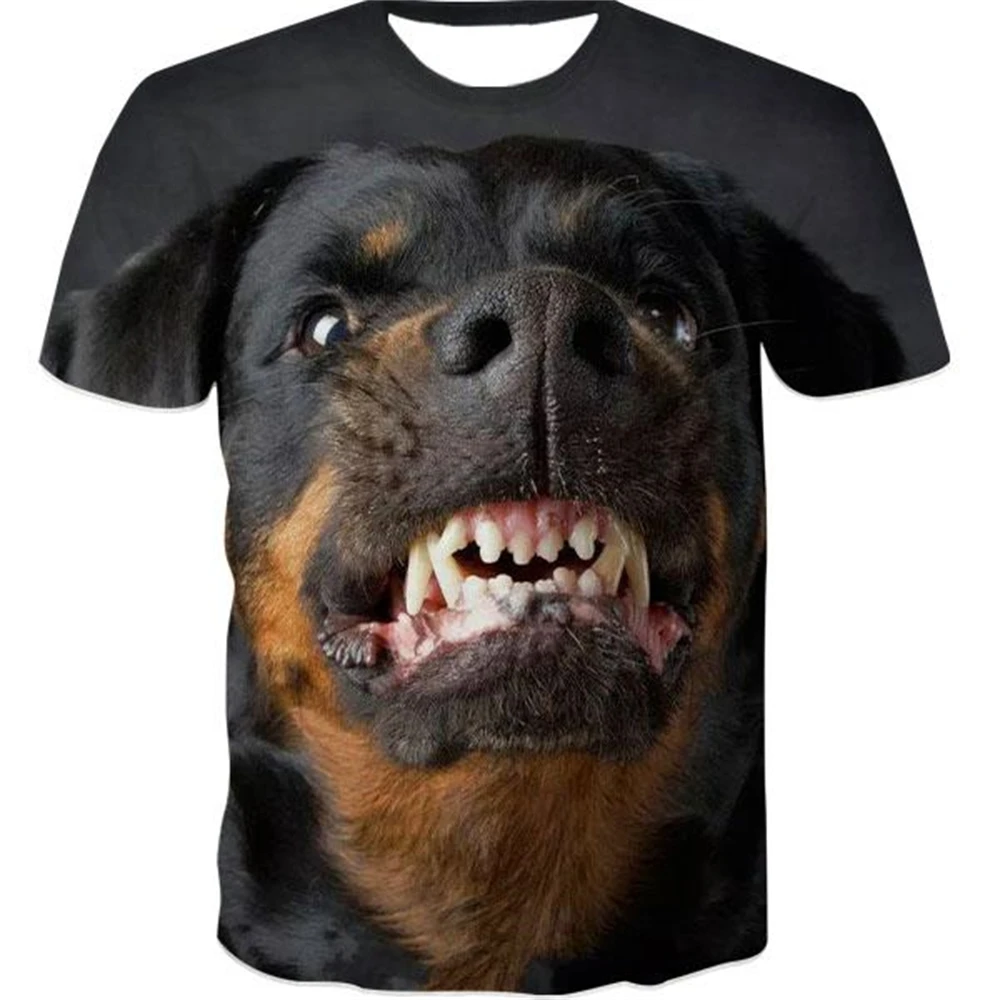 Animals Face Printing T-shirts Children's Cltohing Short Sleeve T shirts Casual Dog Cute Kids Tshirt Fashion Pajamas t shirt cotton t shirt kids t shirt